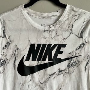 The Nike Tee Marble Swish Logo T-Shirt